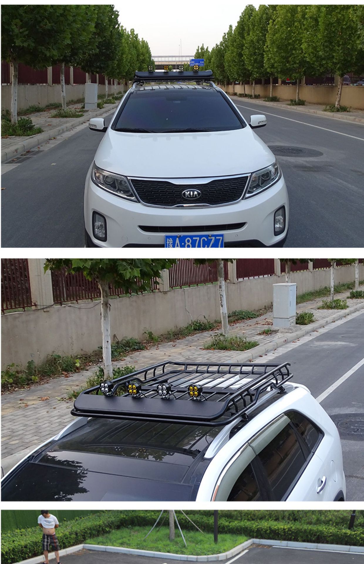 Crossbar-Free Roof Rack, Roof Frame, Travel Rack, Universal Luggage Frame, Roof Rack, Vehicle-Mounted Off-Road Vehicle Modification Wholesale