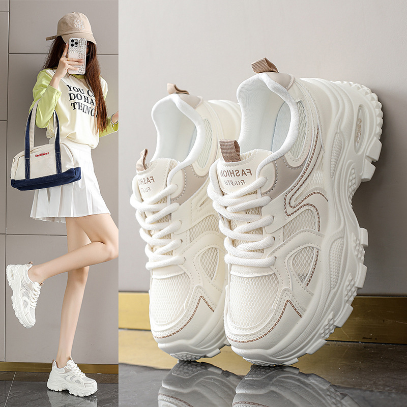 Factory Direct Sales Wholesale 2025 Hot-Selling Women's Autumn and Winter Trendy New Versatile Breathable Mesh Trendy Shoes Casual Sports Shoes Factory Direct Sales Wholesale 2025 Hot-Selling Women's Autumn and Winter Trendy New Versatile Breathable Mesh Trendy Shoes Casual Sports Shoes