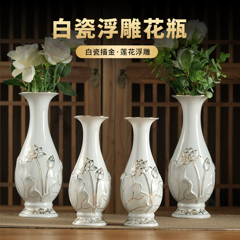 Керамическое описание золотой нефритовой бутылки для вазы Будды