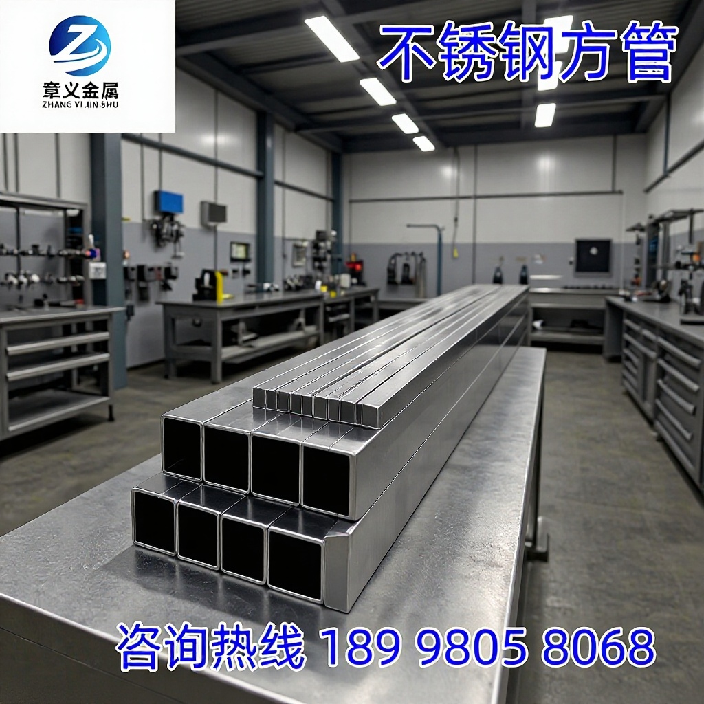 201不锈钢方管工程装饰方管 304不锈钢无指纹方管光亮拉丝矩形管