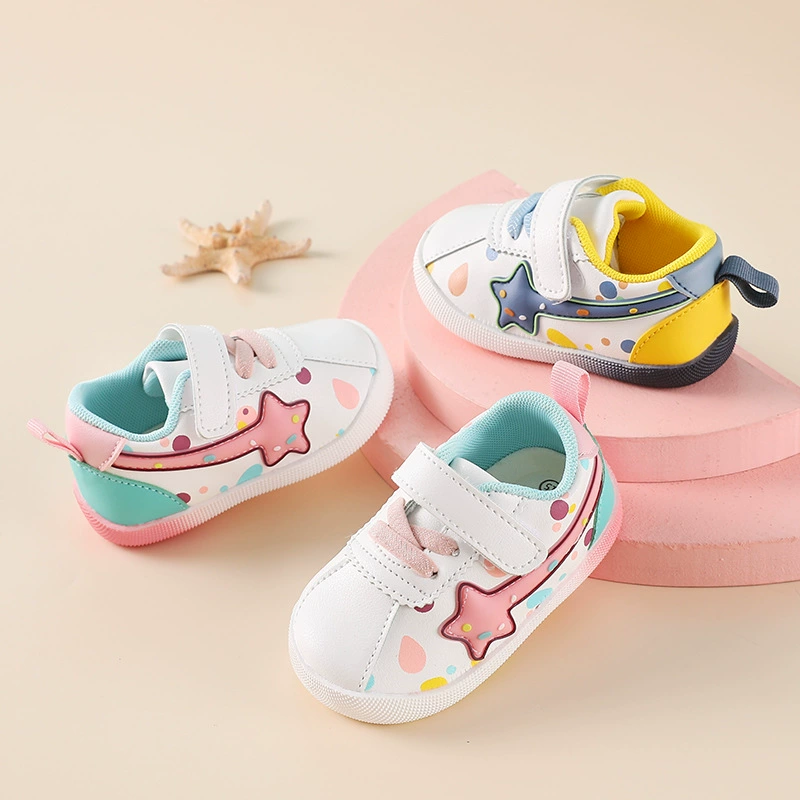 Детская обувь 2023: новые весенне-осенние мягкие кроссовки для малышей, для дома, для мальчиков и девочек, оптом