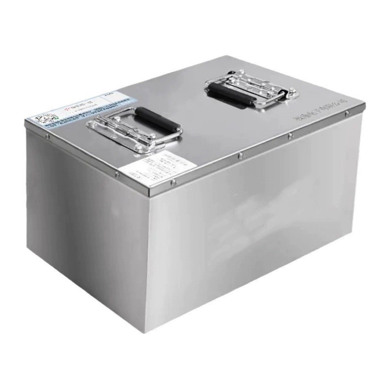 Two-Wheeled and Three-Wheeled Vehicle Power Battery Solar Energy Storage Shell Lithium Battery Box Stainless Steel Electric Vehicle