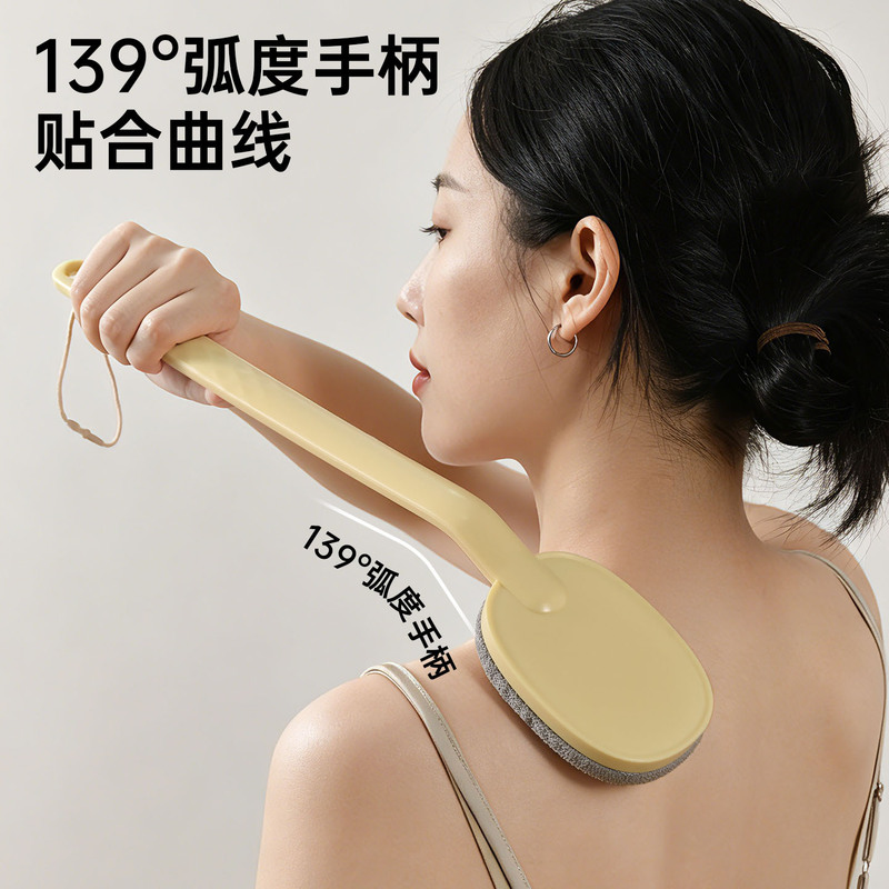 Hand-Held Exfoliating Bath Brush for Women and Men, Powerful Dirt-Removing Bath Scrubber, Home-Use Exfoliating Towel Hand-Held Exfoliating Bath Brush for Women and Men, Powerful Dirt-Removing Bath Scrubber, Home-Use Exfoliating Towel