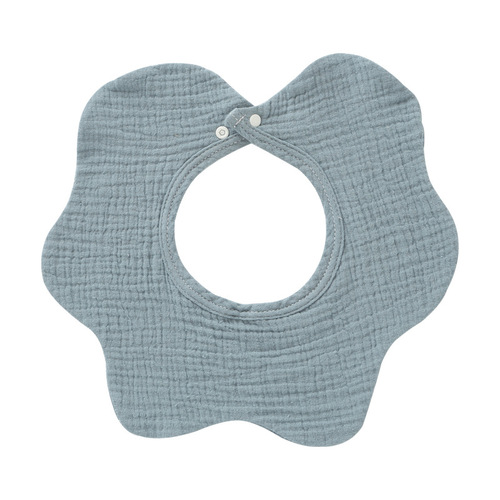 Male and female baby bibs eating saliva napkin cotton gauze bib absorbent summer newborn baby 360 degree rotatable