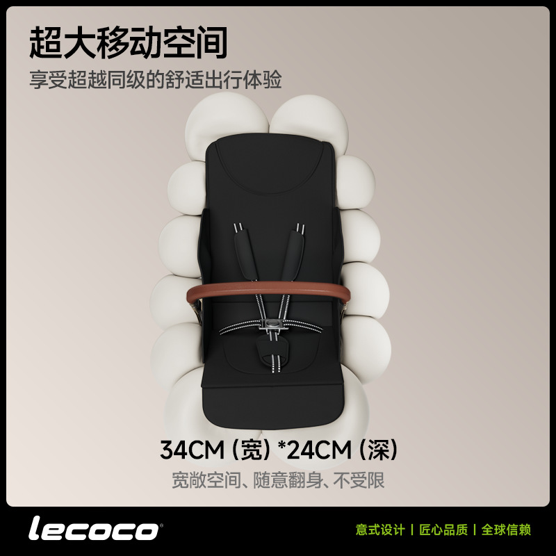 Lecoco楽カード四輪軽量折り畳みベビーカー簡易超軽量搭乗機ポケット車散歩人形神器