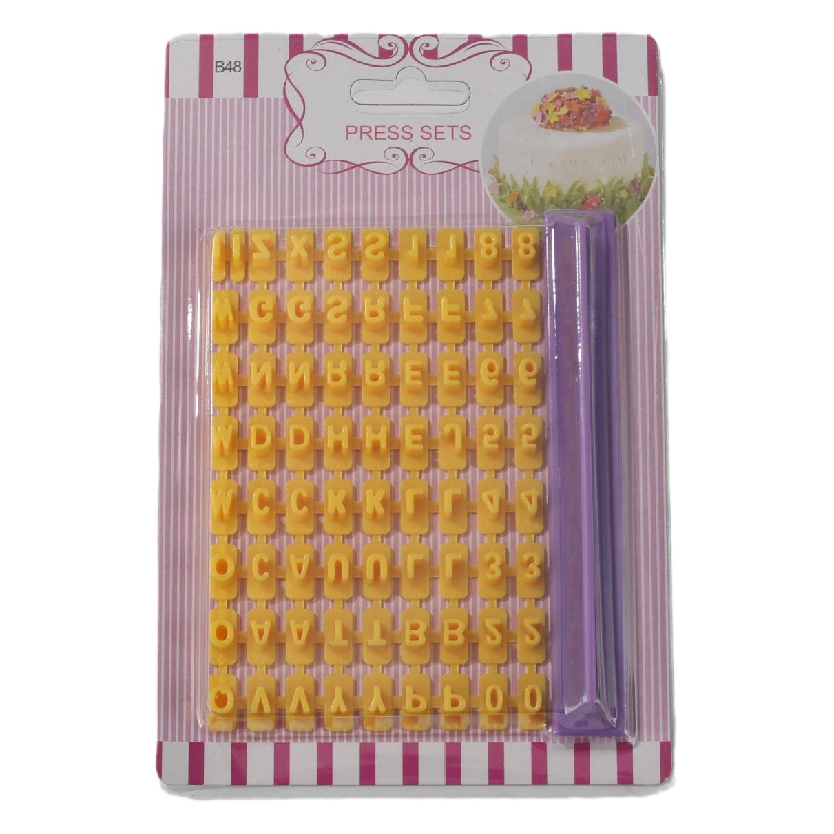 Juego de moldes para galletas con letras del alfabeto inglés, tamaño pequeño, 26 piezas, herramientas para hornear, sellos para decoración de pasteles de fondant.