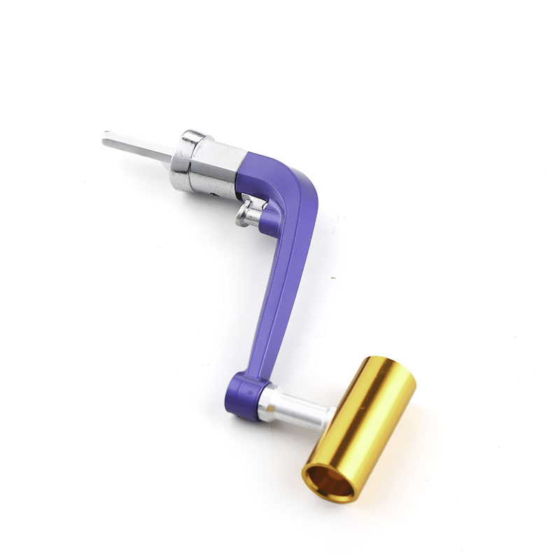 Rueda de pesca de metal plegable manivela mar Polo rueda manivela rueda de pesca balancín accesorios de brazo giratorio rueda manivela