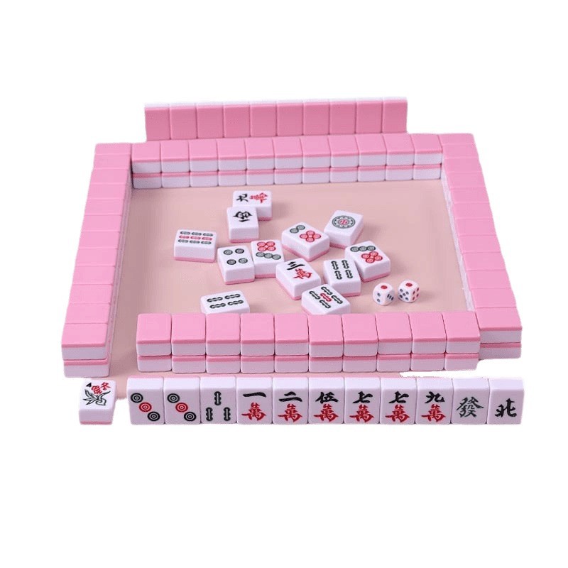 Mini mahjong al aire libre viaje de acampamiento dormitorio conveniente 20 30 pequeño lindo fabricante de mano frotadora