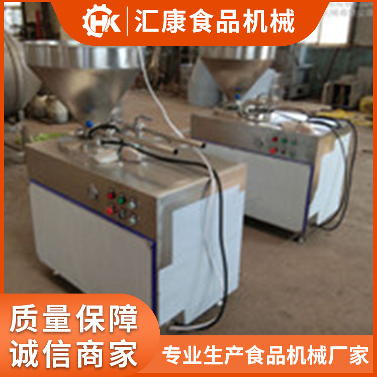液压宠物灌肠机 肠类加工成套设备 汇康机械专业生产亲亲肠灌装机