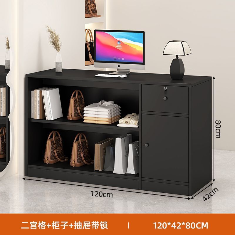 收银台吧台柜台店铺小型简约餐饮店前台超市商用简易接待台桌直发|undefined