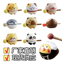 网红木鱼敲打神器解压玩具办公室迷你可爱木鱼减压玩具地摊批发