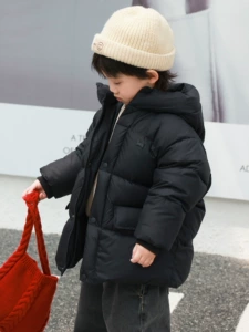 Зимний детский пуховик для мальчиков детская одежда 1-3-6-8 лет