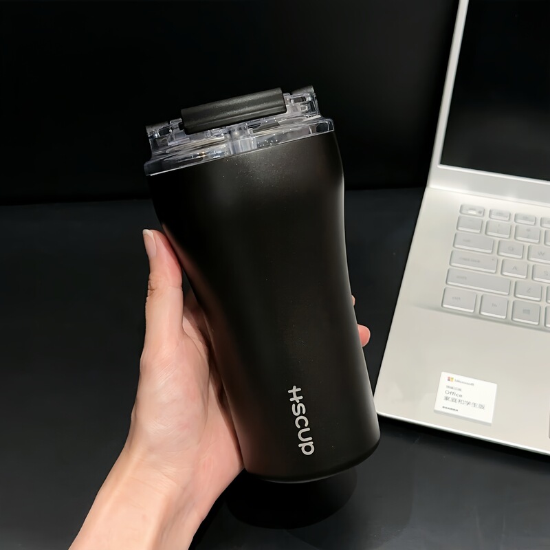新しいファッションダブルドリンクステンレス鋼コーヒーカップ男性と女性の水カップシンプルなタンブラーカップ|undefined