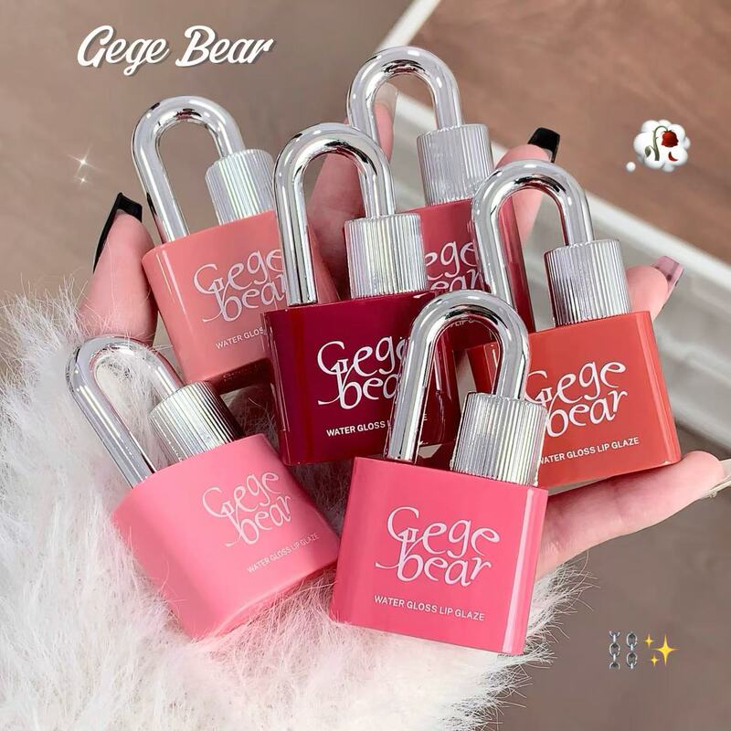 Gege bear錠心甜彩水光唇釉薬潤い鏡面発色偽素顔かわいい少女平価唇釉薬|undefined