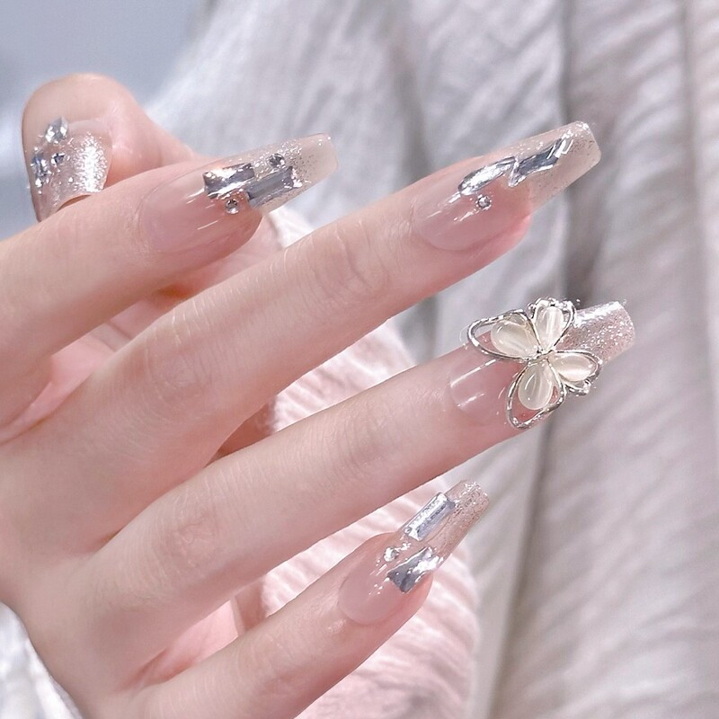 Cross-Border Wearable Short Nail Tips, Autumn and Winter Style Wearable Nail Art Products, High-End Fake Nail Stickers, Handmade Cross-Border Wearable Short Nail Tips, Autumn and Winter Style Wearable Nail Art Products, High-End Fake Nail Stickers, Handmade