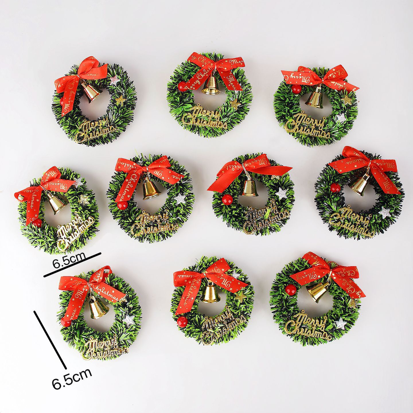 Christmas small decorative flowers, doll house, accessory 4