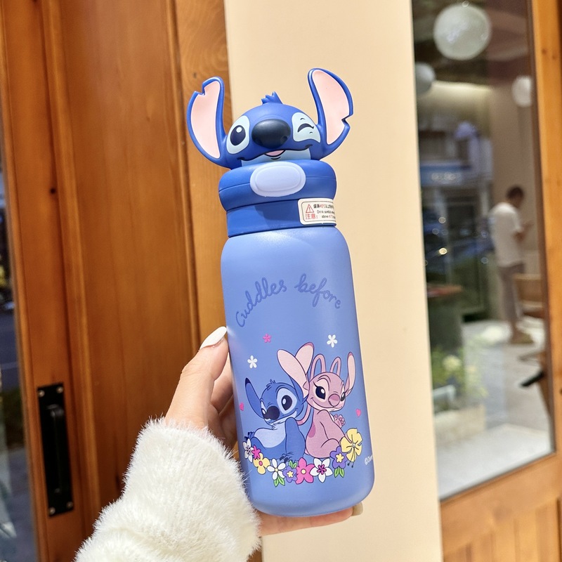 hellokitty水杯儿童保温杯女学生可爱316不锈钢便携双饮杯大容量|undefined