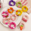 Demi-season brand cute headband, children's hair accessory for adults, hair rope, plush, Korean style