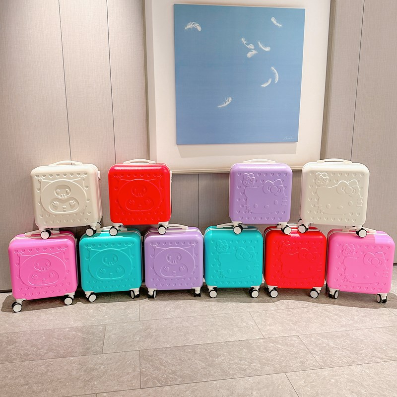 Nueva caja de registro de 20 pulgadas kt gato Kulomi caja de dibujos animados adorable Sanrio caja de viaje para niños caja de tracción