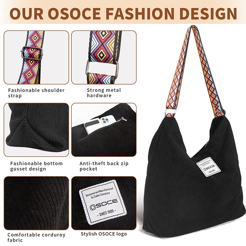 Women's Shoulder Tote Bag For Commuting Travel And Daily Use_voghion.com