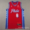 76ers 8 red