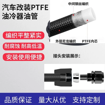 Car Modification Ptfe Stainless Tubing