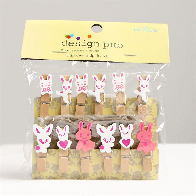 흰색 분홍색 토끼