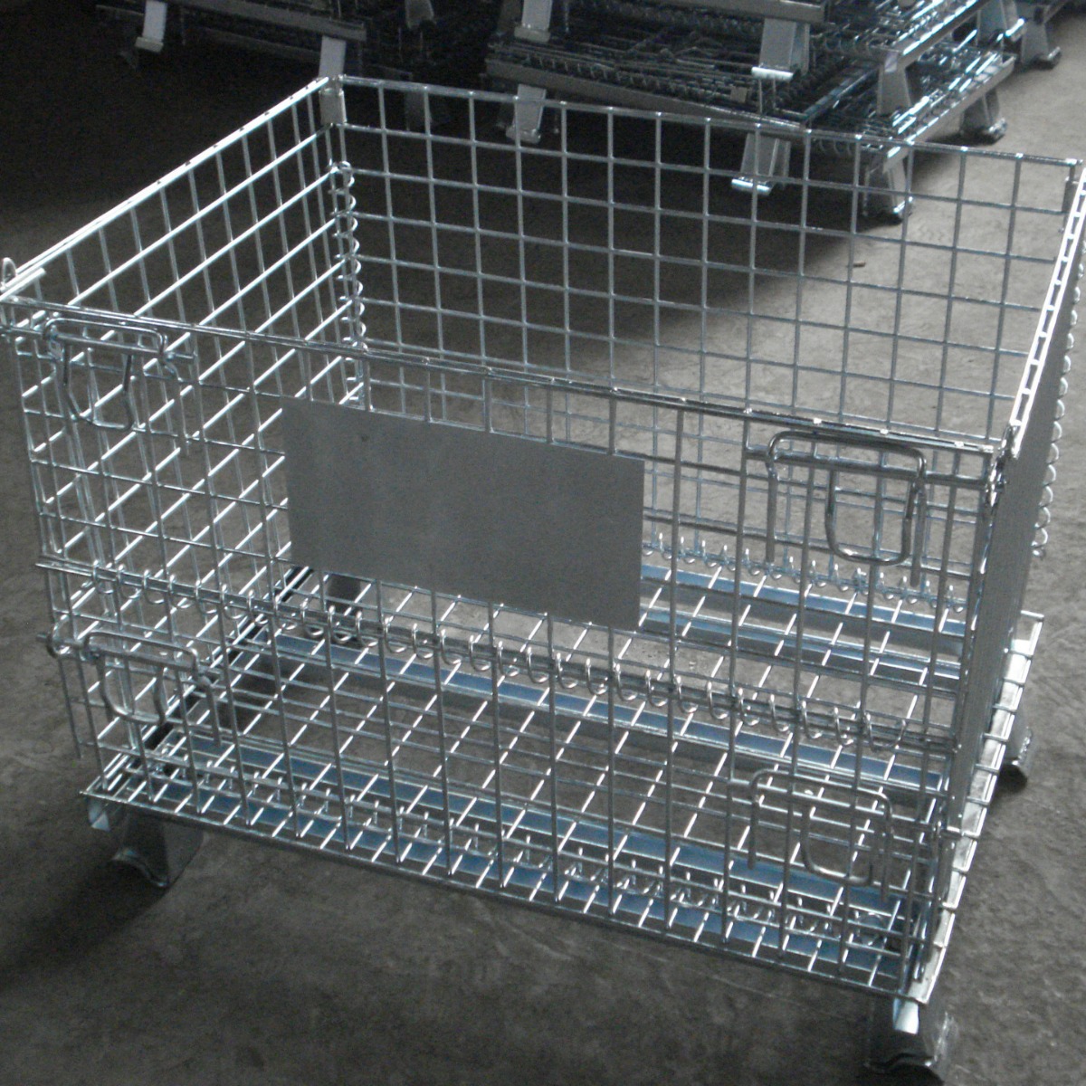 易联直销 蝴蝶笼 仓储笼 铁框 铁笼  铁箱 蝴蝶笼可折叠堆垛