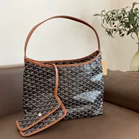 Внешняя торговля новая сумка HOBO Goya для пригородных собачьих зубов 2024, модная сумка через плечо для женщин, сумка для покупок на молнии, сумка для подмышек