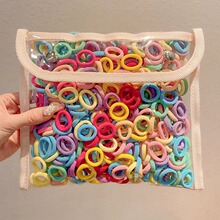 儿童发圈高弹力橡皮筋编发不伤发宝宝扎头绳网红2025新款发绳皮套