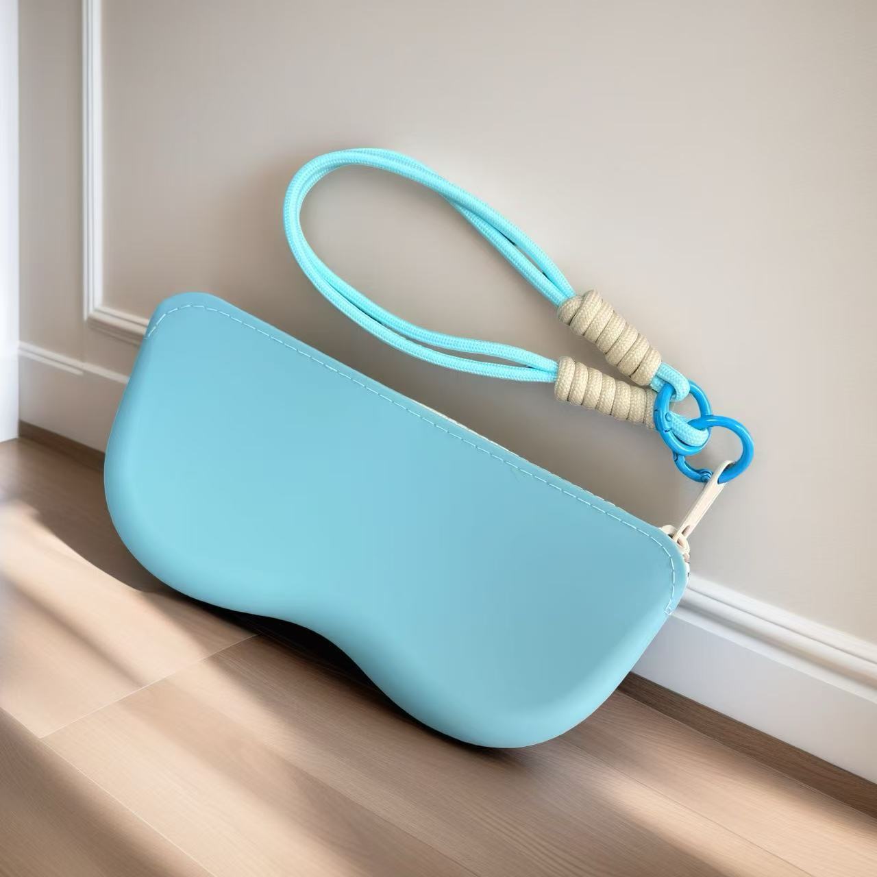 피콕 블루(안경 천)