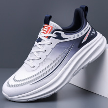 跨境软底休闲网面夏季鞋透气冷粘男鞋跑步2025新款舒适运动鞋批发