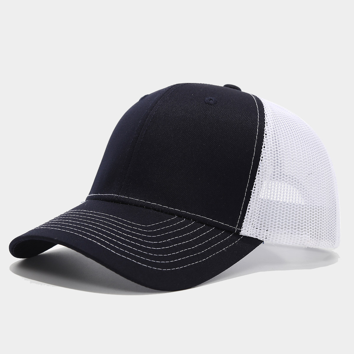 Richardson 112 sombrero de camión sombrero de red de comercio exterior sombrero de lengua de brillo transparente sombrero de béisbol