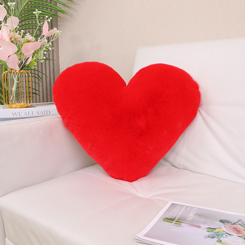 almohada de conejo en forma de corazón comercio exterior transfronterizo inswind hogar sofá cojín de cintura almohada de coche pareja almohada de matrimonio
