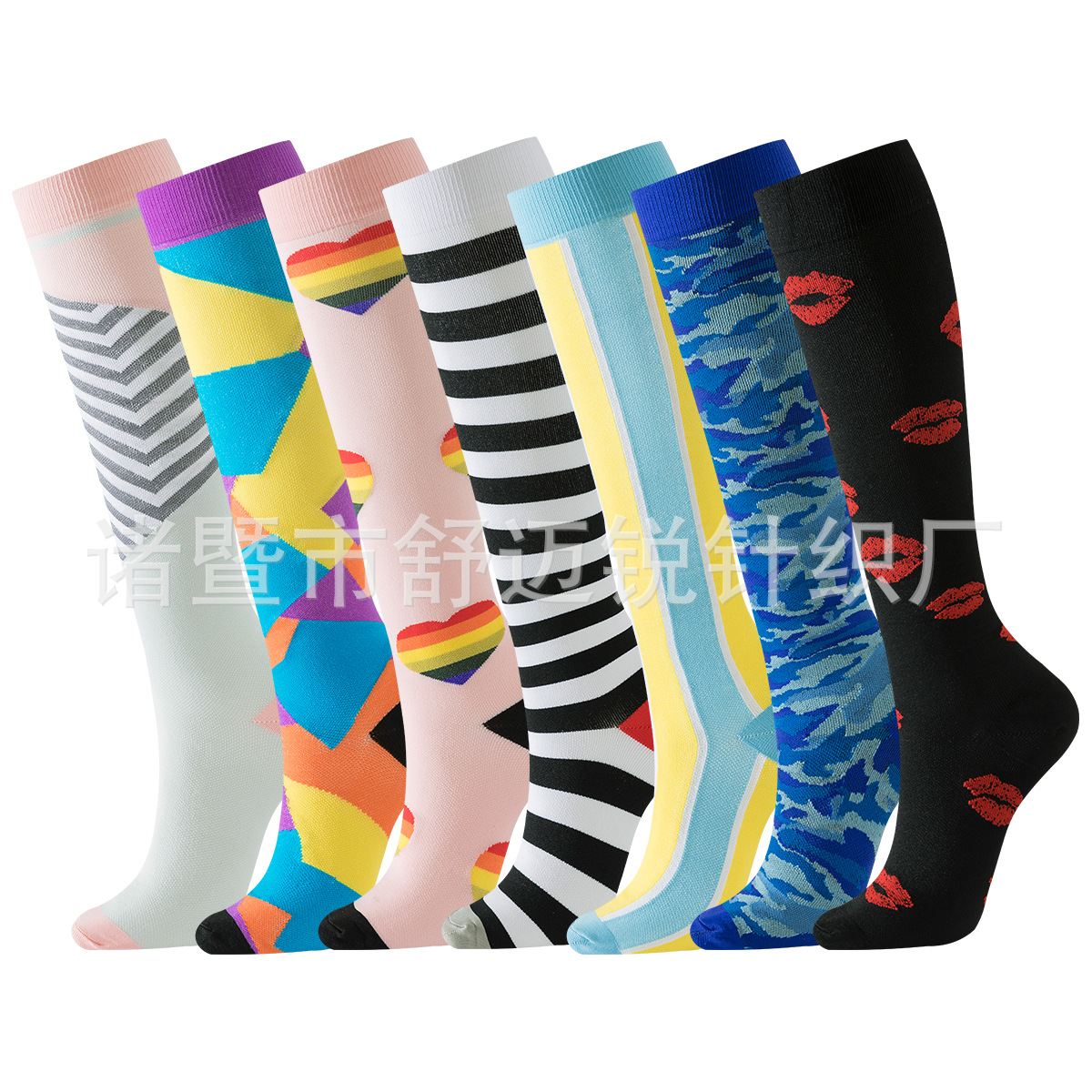 Sport compression socks factory calcetines de presión al por mayor calcetines de compresión