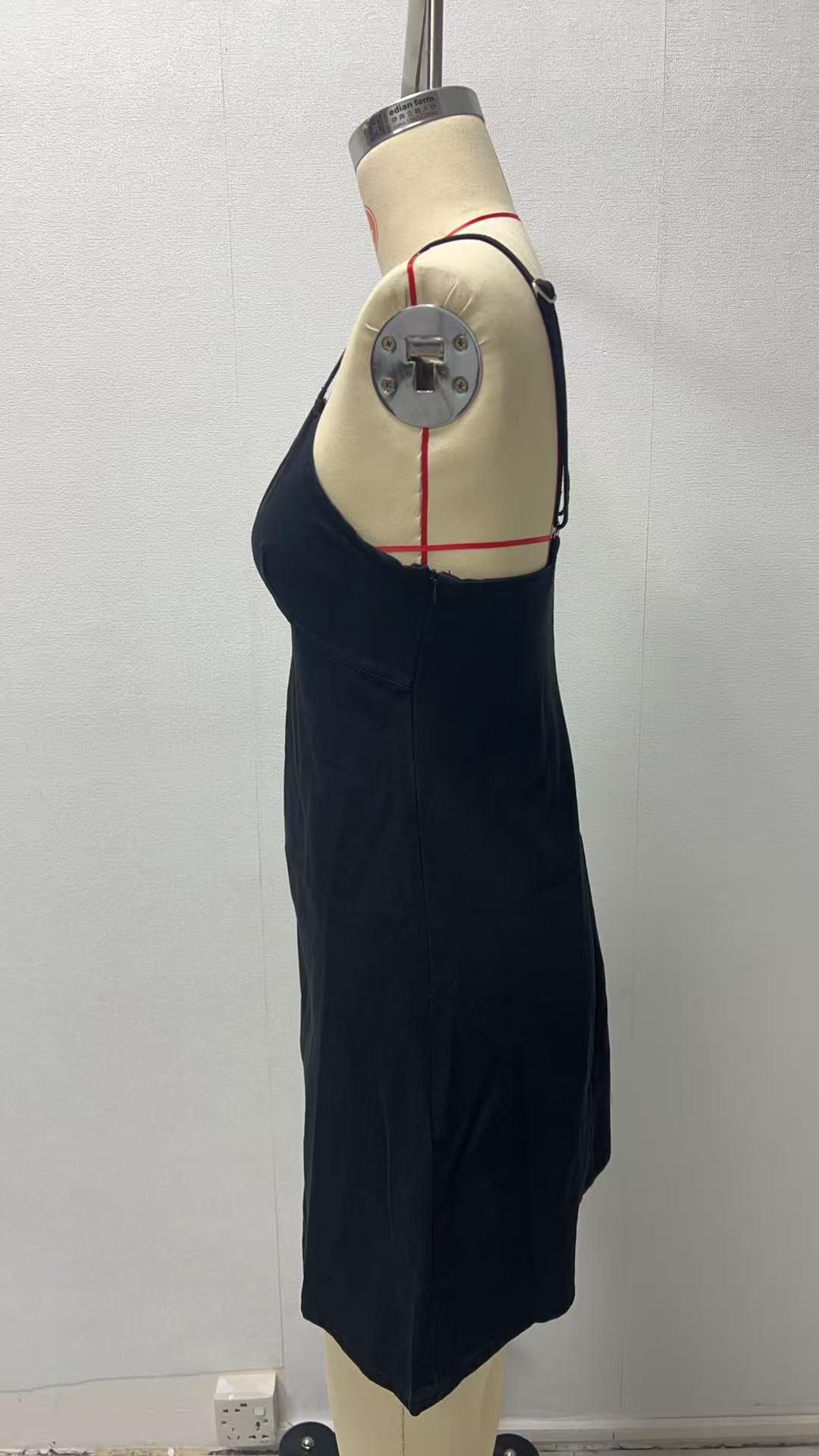 185g Weight Above Knee Dress Length Type Sleeveless Sleeve Length Denim Dress Dresses Type Sleeveless Sleeve Type Polyester, Denim Fabric Type High Waist Waist Line Holiday, Daily, Selfie Occasion V Neck Neckline Regular Fit Fit Type Solid Color Pattern Summer Season Women's Gender Casual, Elegant, Streetwear Style Wholesale Women's Casual Elegant Streetwear Solid Color Holiday Daily Selfie V Neck Sleeveless Denim Dress 2