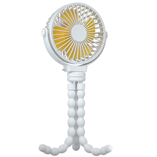 New octopus small fan, USB rechargeable, home bedroom dorm mosquito net baby carriage tent hanging fan