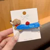 Blue dachshund dog puppy hair clip