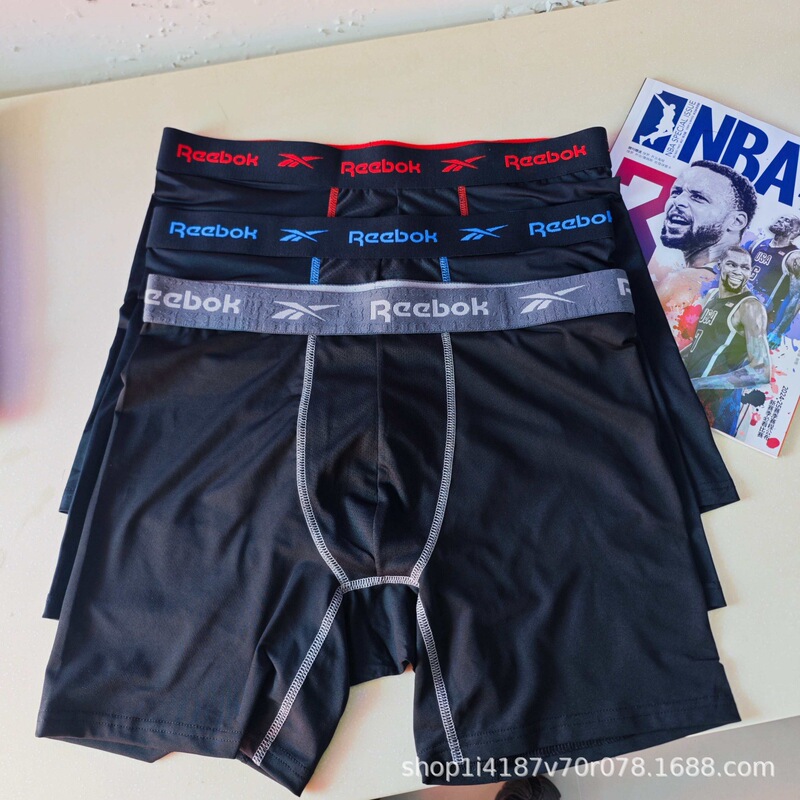 Foreign Trade Surplus Men's Quick-Dry Underwear, Fitness Sports Running Elastic Shorts, Mid-Waist Boxer Briefs, Classic Style Foreign Trade Surplus Men's Quick-Dry Underwear, Fitness Sports Running Elastic Shorts, Mid-Waist Boxer Briefs, Classic Style