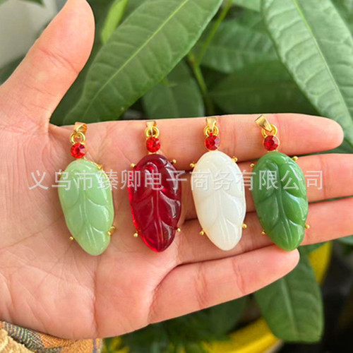 Live broadcast Internet celebrity light luxury imitation gold inlaid with jade sand gold Guanyin DIY jewelry pendant inlaid with Vietnamese ancient sand gold welfare products