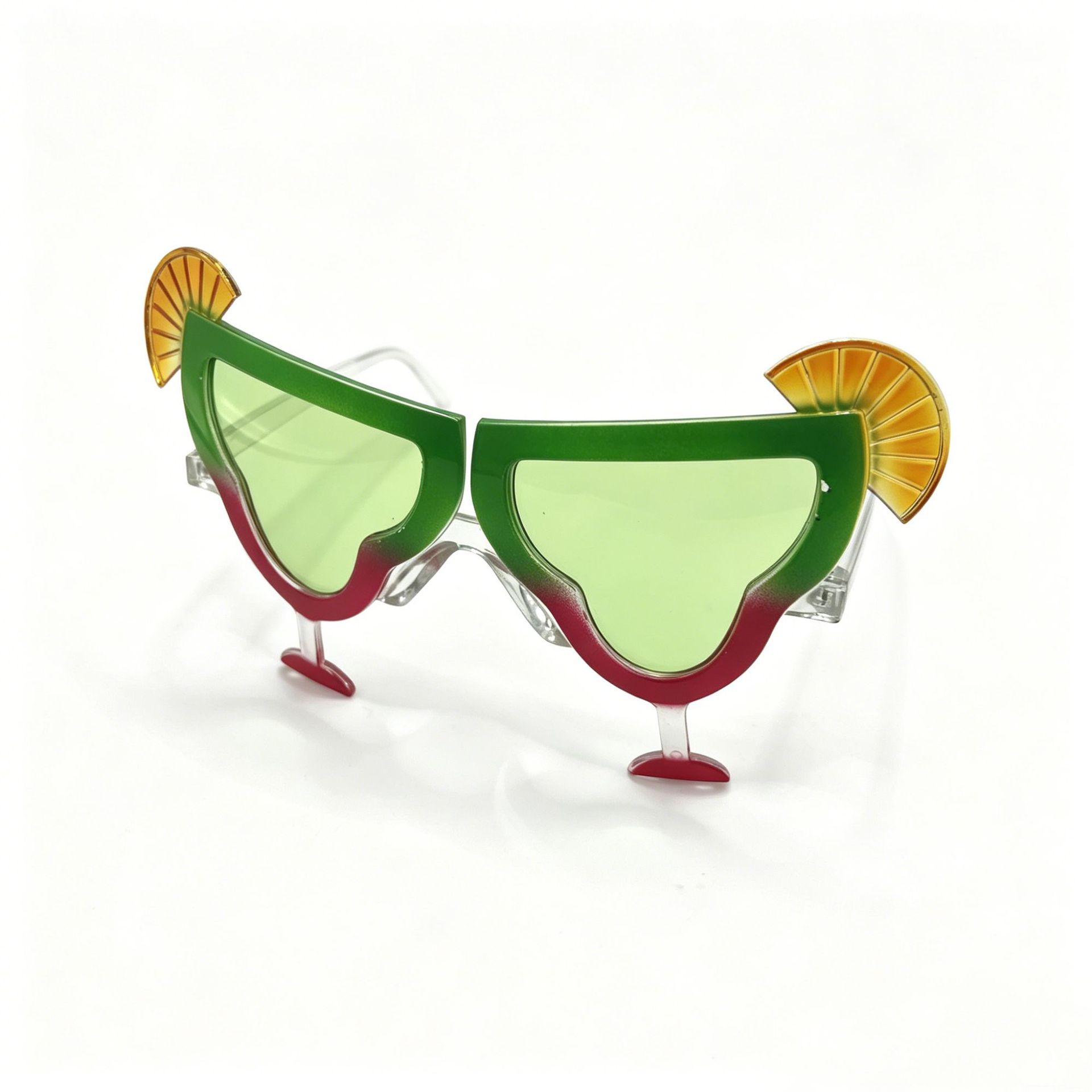 Fiesta hawaiana gafas de fruta decoración de baile fotos props playa vacaciones gafas de sol festivales gafas de sol extrañas image 76