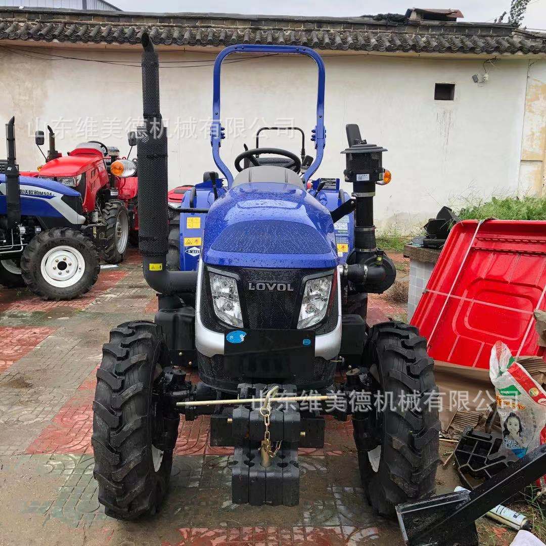 厂家现货雷沃504中型四轮拖拉机  四驱多缸拖拉机 8+8梭式换挡