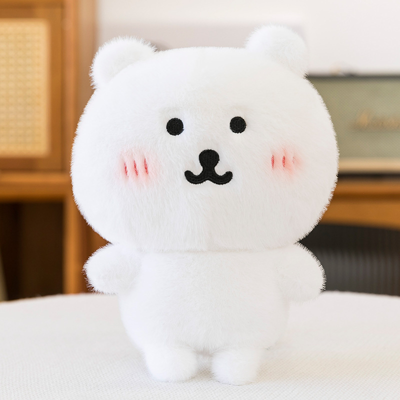 新しい自己嘲笑小さな白いクマよだれかけ布人形人形スカーフアクセサリークマ人形子供の diy 着替え服|undefined