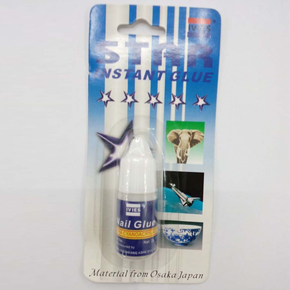 神强美甲胶水 3g带吸卡假指甲贴胶水 nail glue 厂家批发