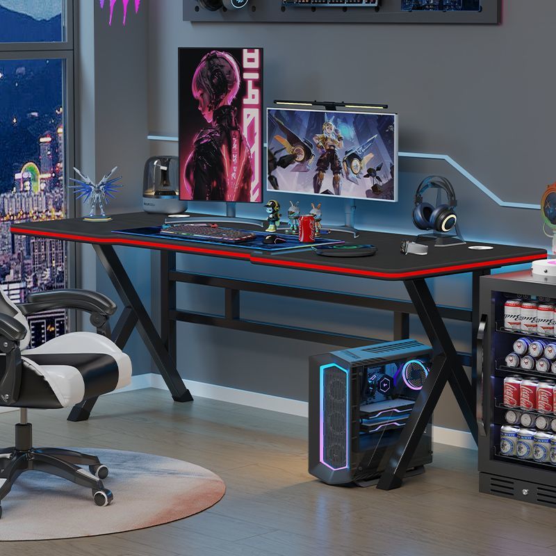Computer Desk Desktop Home Gaming Computer Desk Carbon Fiber Desktop Writing Desk Internet Celebrity Gaming E-Sports Table