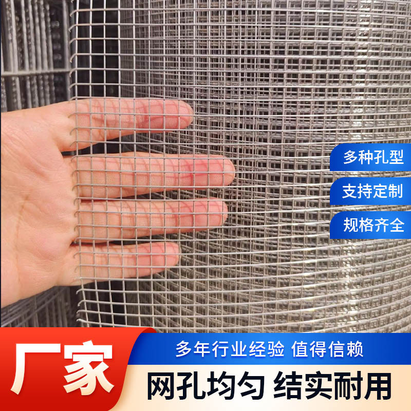 304不锈钢电焊网热镀锌铁丝网 养殖网养殖围网工地铁丝钢丝焊接网