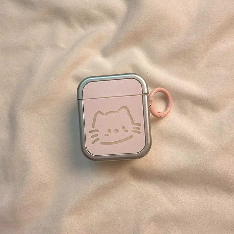 Корейская милый кот и собака подходящие корпус наушников AirPods4 пара синего цвета 3-е поколение AirPods Pro 2