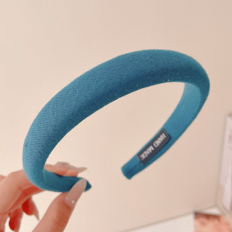 Alta sensibilidad al aro de cabello para mujeres red2024 nuevo estilo para salir correa de cabello universal lavar la cara aro de cabello de borde ancho prensado tarjeta de cabello toque