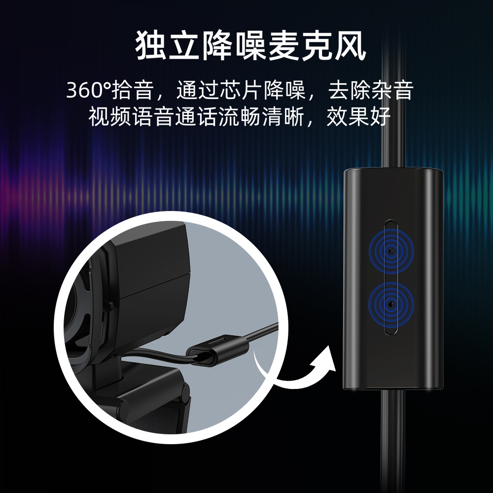 Cámara Web 1080p con Seguimiento Inteligente – Ideal para Clases Online o Streaming