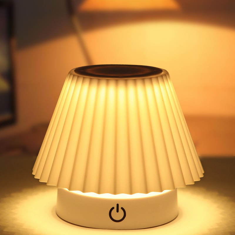 Cross-Border Rechargeable Led Simple Night Light Eye Protection Table Lamp Student Retractable Desktop Bedside Reading Lamp Manufacturer Wholesale
